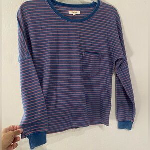 MADEWELL LONG SLEEVE STRIPE SHIRT